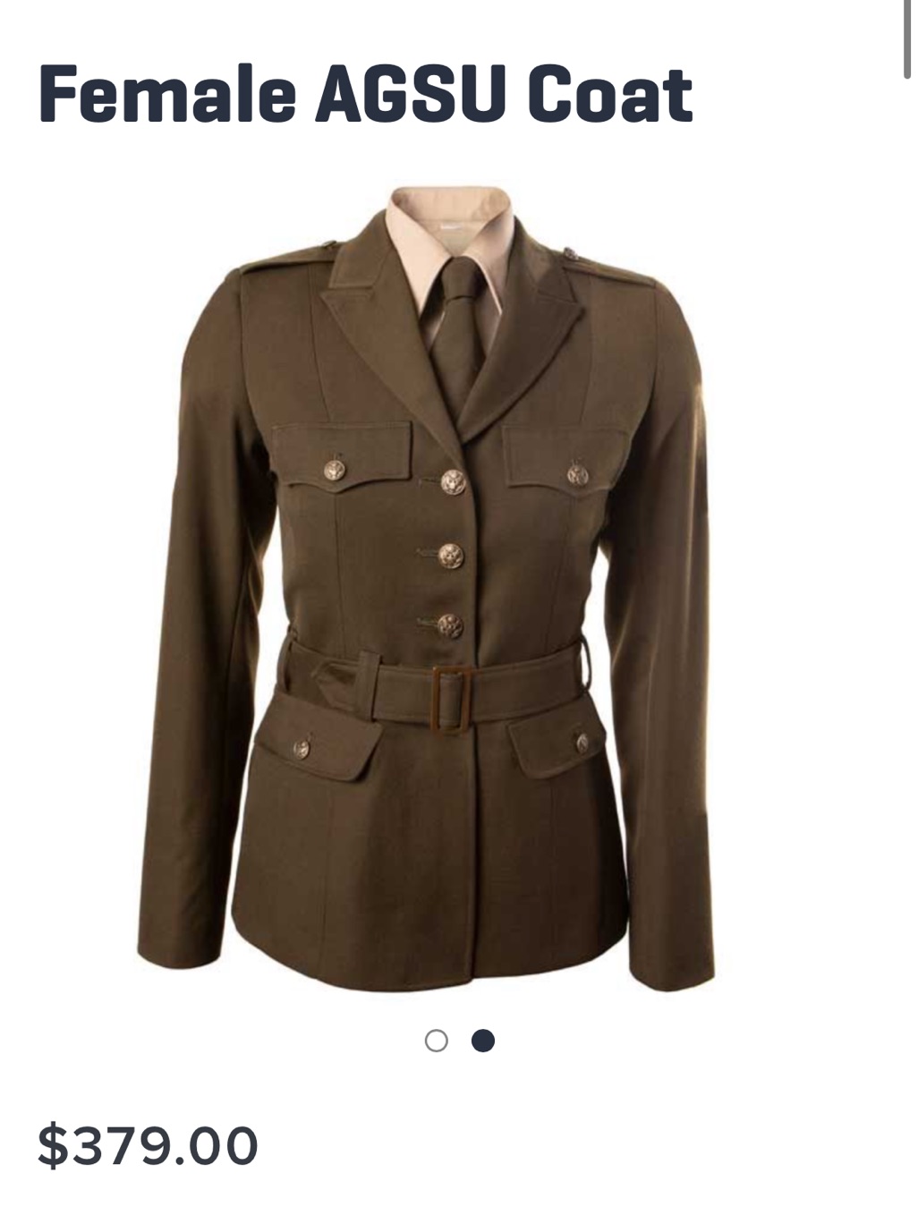 Female Agsu Coat Nwt, 10mt